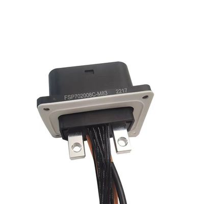 Conector híbrido de señal de potencia 200A 1000V DC IP67 para almacenamiento de energía y vehículos eléctricos de baja velocidad