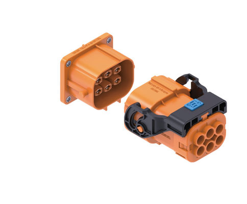 Conector automotriz de alta tensión de 6 pines de Neopower 1000V para suministro de energía OBC y BDU