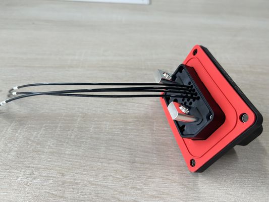 Conector híbrido 200A 1000V DC IP67 FSP 8.0 para almacenamiento de energía apilado y intercambio de baterías de vehículos eléctricos de baja velocidad