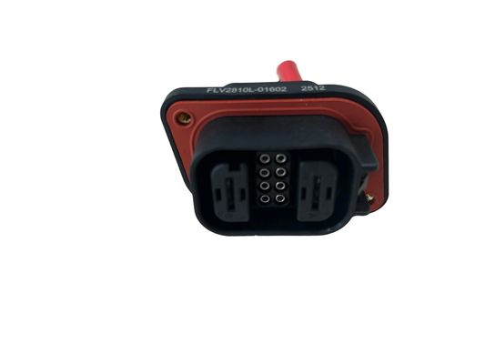 FLV2+8 Conector híbrido de alta tensión 80A 600VAC Casilla ABS negra para vehículos industriales