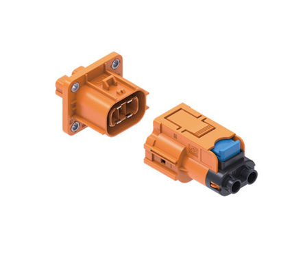 Neopower Conector eléctrico de alto rendimiento de 2 pines 1000V 40A con HVIL, Poka-Yoke y blindaje de 360 °
